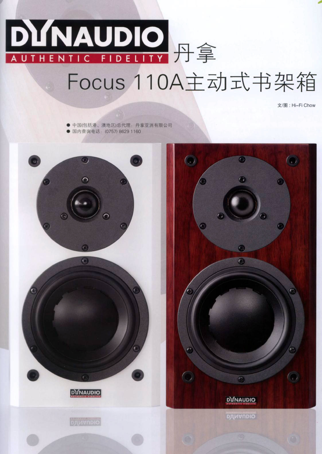 丹拿focus 110a主动式书架箱《影音极品》